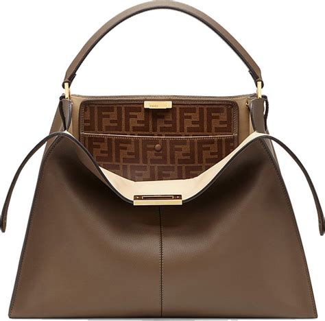 chocolate and zebra fendi peek a boo bag|fendi peekaboo x lite.